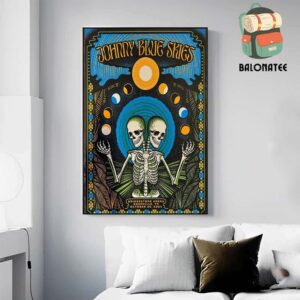 Johnny Blue Skies Event Poster At Bridgestone Arena Nashville TN On October 25th 2024 Wall Decor Poster Canvas