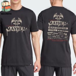 Mayhem Skull 2024 Festival Tee At Glen Helen Amphitheater San Bernardio CA On Saturday October 12th 2024 Two Sides Classic T-Shirt