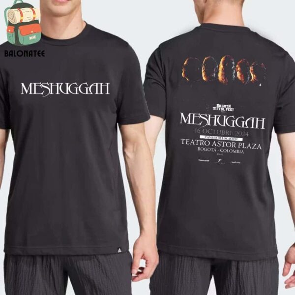 Meshuggah Live At Bogota Metal Fest In Teatro Astor Plaza Bogota Colombia On October 16th 2024 Two Sides Classic T-Shirt