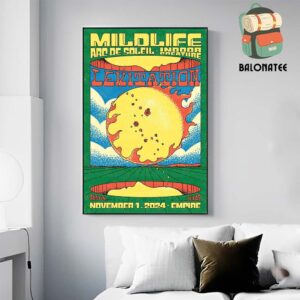 Mildlife Main Edition Poster At Levitation Festival In Emprie Austin TX On November 1st 2024 Wall Decor Poster Canvas