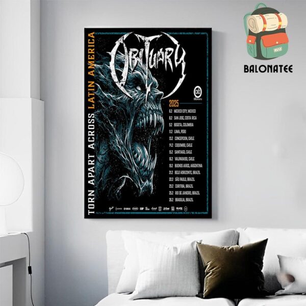 Obituary Torn Across Latin America 2025 Dates And Places List Wall Decor Poster Canvas