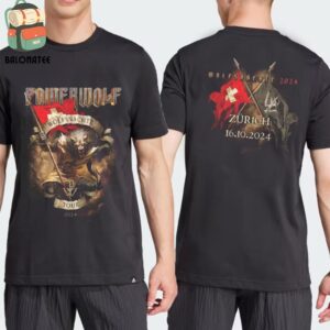 Powerwolf Wolfsnachte Tour 2024 Event Tee At The Hall Zurich Switzerland On October 16th 2024 Two Sides Classic T-Shirt