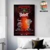 Slipknot 25th Anniversary Knotfest Buenos Aires Argentina 2024 On October 26th 2024 Wall Decor Poster Canvas