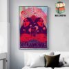 Slowdive Variant Edition Poster At Levitation Festival In Farout Lounge Austin TX On Saturday November 3rd 2024 Wall Decor Poster Canvas