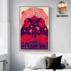 Slowdive Foil Edition Poster At Levitation Festival In Farout Lounge Austin TX On Saturday November 3rd 2024 Wall Decor Poster Canvas