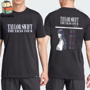 Taylor Swift The Eras Tour With Gracie Abrams North America 2024 Dates And Places List Two Sides Classic T-Shirt