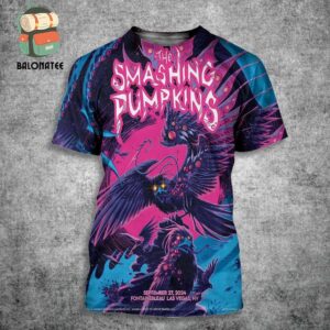 The Smashing Pumpkins Event Poster At Fontainebleau Las Vegas NV On September 27th 2024 All Over Print Shirt