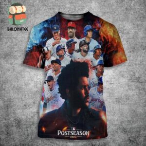 The Weeknd Song Dancing In The Flames Is The Official Song Of The MLB Postseason 2024 All Over Print Shirt