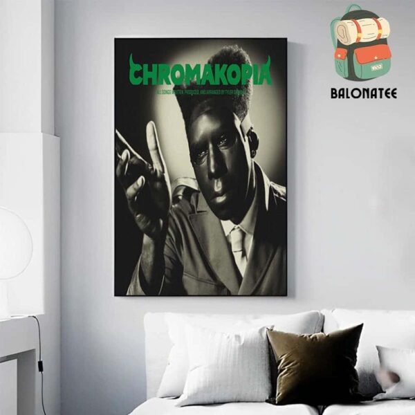 Tyler The Creator New Album Chromakopia Release On October 28th 2024 Wall Decor Poster Canvas