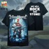 Wind Rose New Album Trollslayer Authentic Dward Metal Tee Limited Two Sides Classic T-Shirt