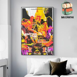 Wu Tang Clan 36 Chambers 30th Anniversary Main Edition At New York ComicCon 2024 Wall Decor Poster Canvas