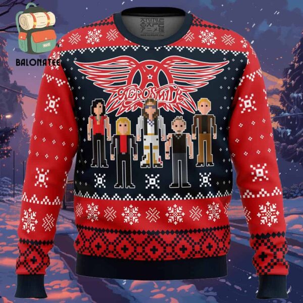 Aerosmith Ugly Christmas Sweater