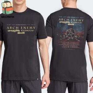 Arch Enemy Announce European Blood Dynasty 2025 Tour Dates And Places List Two Sides Classic T-Shirt