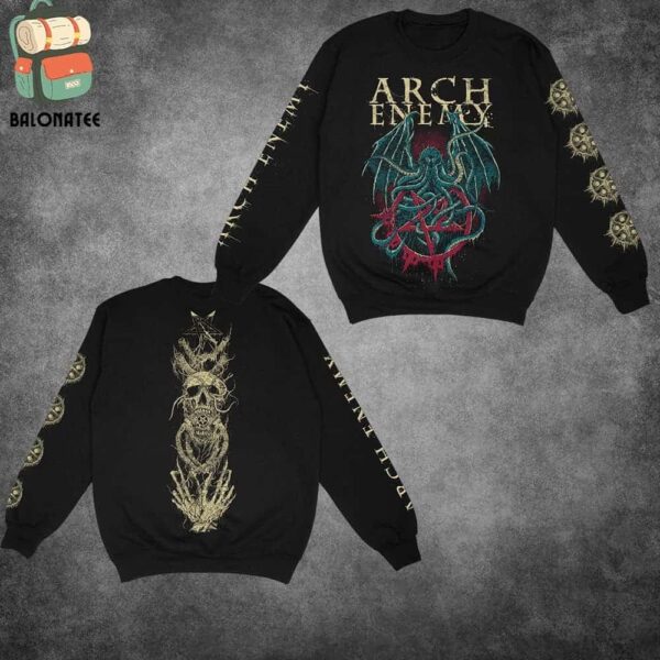 Arch Enemy Crewneck Cthulhu Merchandise Limited Classic T-Shirt