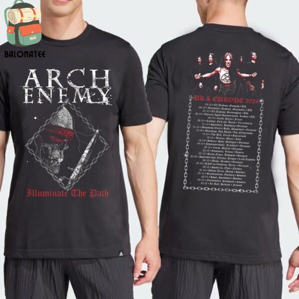 Arch Enemy Illuminate The Path UK And Europe Tour 2024 Dates And Places List Two Sides Classic T-Shirt