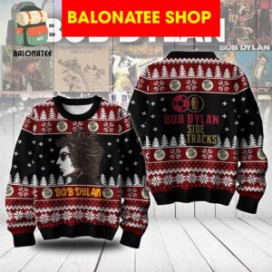 Bob Dylan Side Tracks Christmas Ugly Sweater