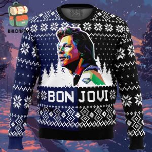 Bon Jovi Ugly Christmas Sweater