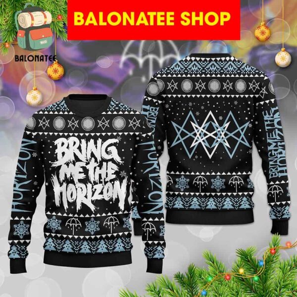 Bring Me The Horizon Sempiternal Thelema Symbol Christmas Ugly Sweater