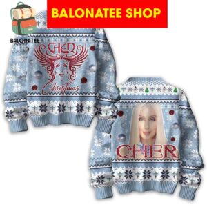 Cher Merry Christmas 2024 Ugly Sweater