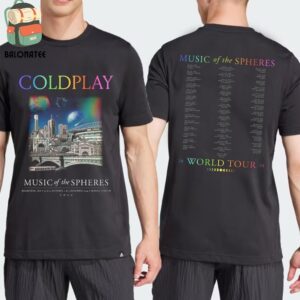 Coldplay Melbourne 2024 Music Of The Spheres Limited Edition Tour Tee At Marvel Stadium On October 30 And 31 November 2 And 3 Two Sides Classic T-Shirt