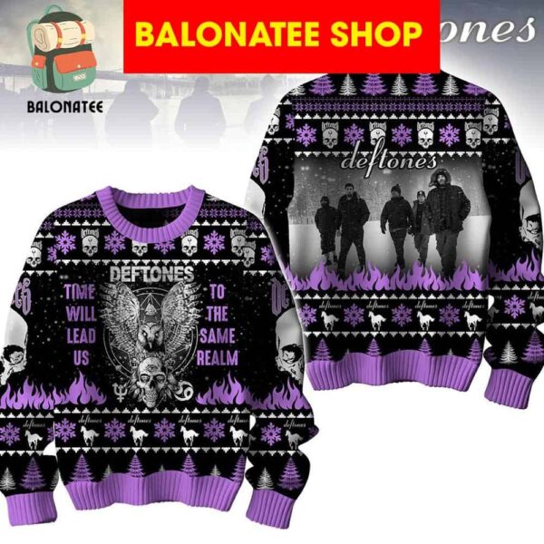 Deftones Time Will Lead Us To The Same Realm Christmas Ugly Sweater