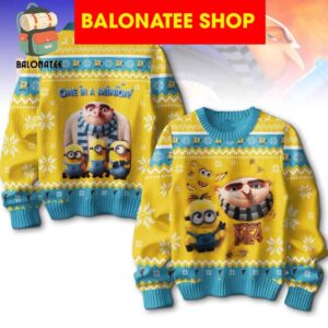 Despicable Me One In Minion Christmas Ugly Sweater