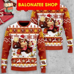 Donkey Kong Snow Christmas Ugly Sweater