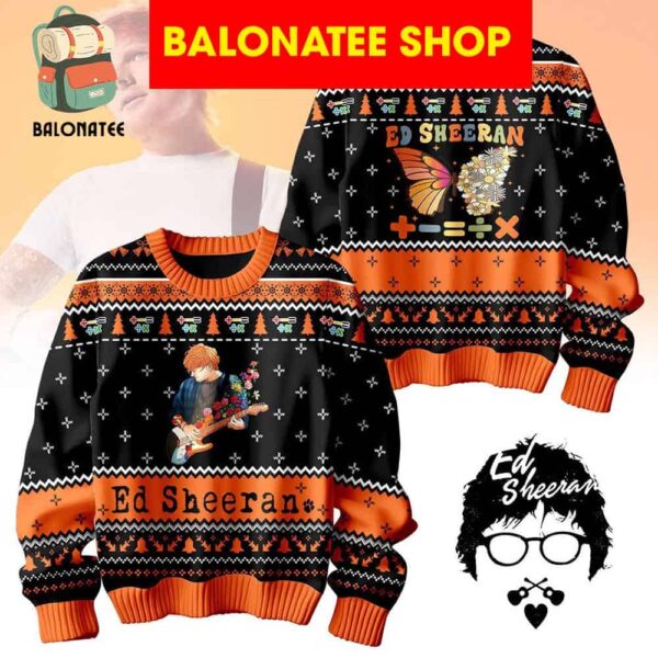 Ed Sheeran Mathematics Celebration Christmas Ugly Sweater