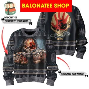 Five Finger Death Punch Band Personalized Ugly Sweater