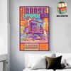 King Gizzard And The Lizzard Wizard Event Poster At San Diego CA On November 2nd 2024 Wall Decor Poster Canvas