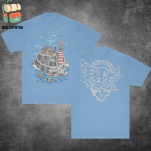 Grateful Dead Maine United States of Dead Tee Merchandise Limited Two Sides Classic T-Shirt