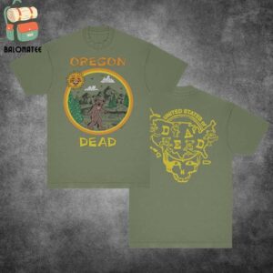 Grateful Dead Oregon United States of Dead Tee Merchandise Limited Two Sides Classic T-Shirt