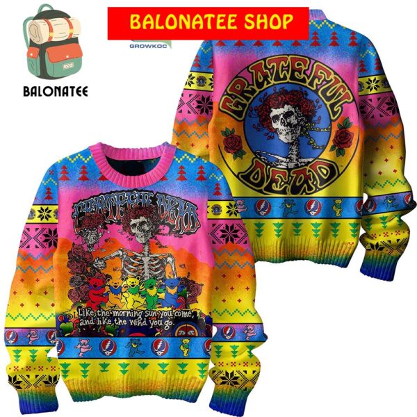 Grateful Dead The Dancing Bears Christmas Season’s Greetings Ugly Sweater