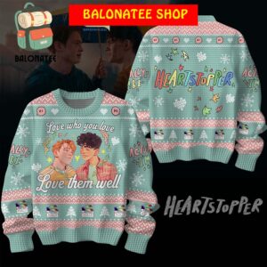 Heartstopper Love Them Well Christmas Ugly Sweater