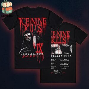 Ice Nine Kills Australia 2024 Tee Dates And Places List Merchandise Limited Two Sides Classic T-Shirt