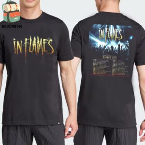 In Flames Announce 2025 Europe Tour Dates And Places List Two Sides Classic T-Shirt