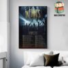 Arch Enemy Announce European Blood Dynasty 2025 Tour Dates And Places List Wall Decor Poster Canvas