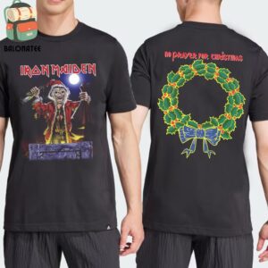 Iron Maiden No Prayer For Christmas Tee Merchandise Limited Two Sides Classic T-Shirt