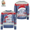 Iron Maiden With Eddie Demonic Pattern Family Gift For Xmas Holidays Ugly Christmas Sweater