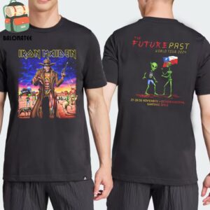 Iron Maiden The Future Past 2024 Tour Chile Tee Merchandise Limited Two Sides Classic T-Shirt