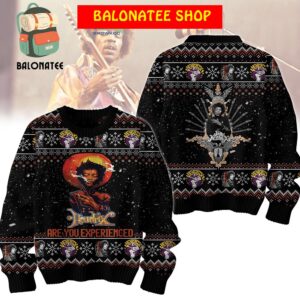 Jimi Hendrix King Jimi Are You Experienced Ugly Sweater