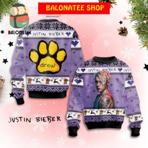 Justin Bieber Drew Christmas Ugly Sweater