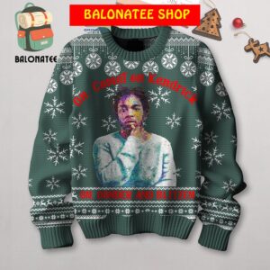 Kendrick Lamar On Donder And Blitzen Christmas Ugly Sweater