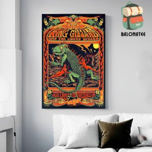 King Gizzard And The Lizard Wizzard Event Poster At JJ’s Live Fayetteville AR On November 13th 2024 Wall Decor Poster Canvas