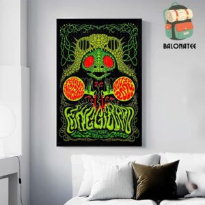 King Gizzard And The Lizzard Wizard Event Poster At The Forum Inglewood LA On November 1st 2024 Wall Decor Poster Canvas