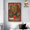 King Gizzard And The Lizzard Wizard Event Poster At Vina Robles Amphitheatre Paso Robles CA On November 3rd 2024 Wall Decor Poster Canvas