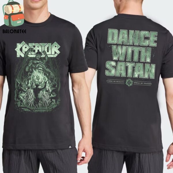 Kreator European Tour 2024 Dance With Satan Merch Limited Two Sides Classic T-Shirt