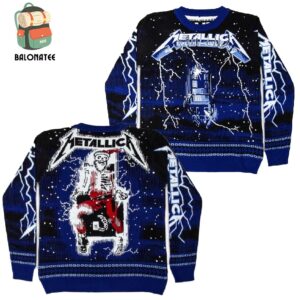 Metallica Ride The Lightning Christmas Gift Ugly Holiday Sweater