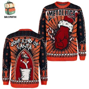 Metallica Some Kind Of Santa Christmas Gift Xmas Ugly Holiday Sweater