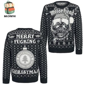 Motorhead Merry Fucking Christmas Gift For Xmas Ugly Holiday Sweater